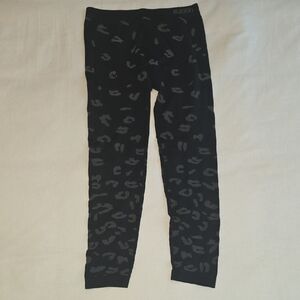 Burton Snowboards Womens Charcoal Leopard 1st Layer Leggings, M/L